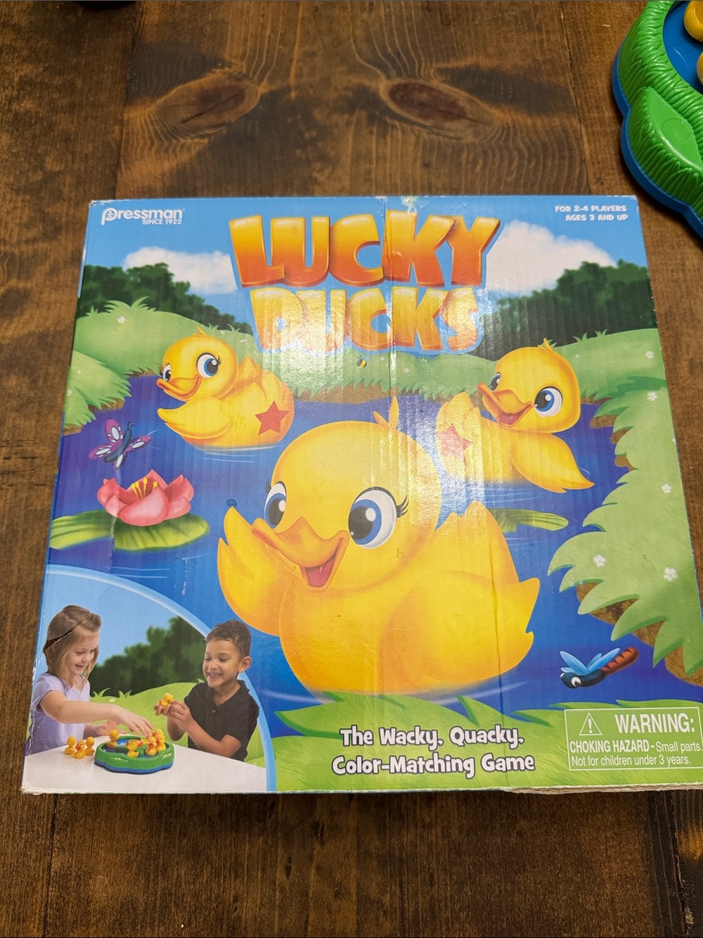 Pressman Lucky Ducks Color-Matching Game - Bright Yellow